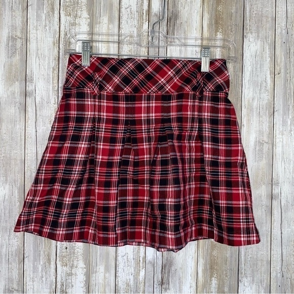 Hello Kitty Red Plaid Skirt - Picture 1 of 4